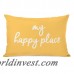 Mercury Row Degeorge My Happy Place Lumbar Pillow MCRW6168